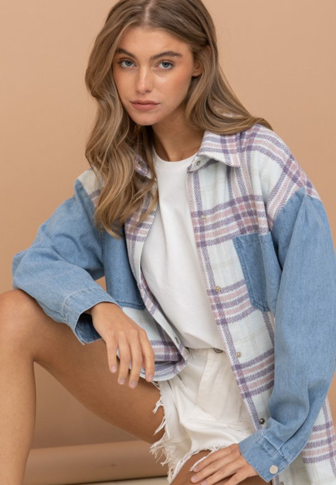 Lavender Snap Jacket