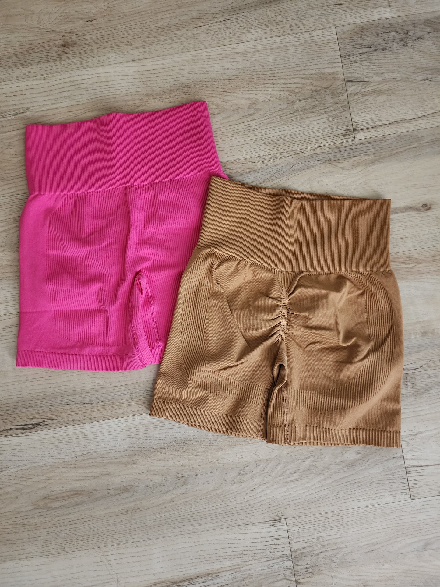 Sculpt & Scrunch High-Waisted Shorts